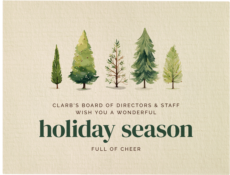 CLARB's Board of Directors and Staff wish you a wonderful holiday season full of cheer.