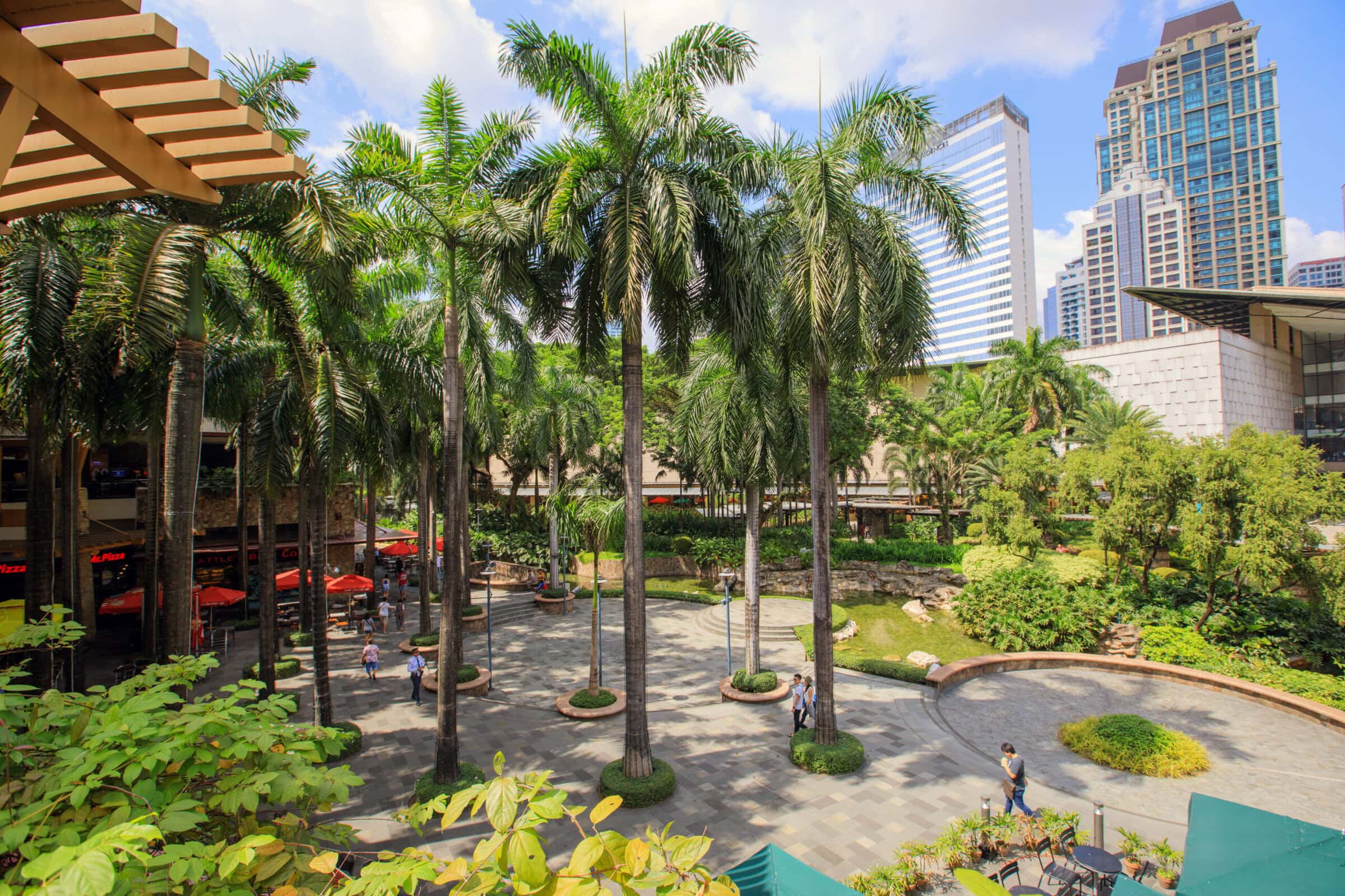 Greenbelt Shopping Mall at Makati in Metro Manila, Philippines
