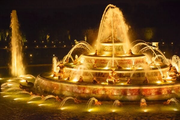 The Latona Fountain at Versailles in Versailles, France
