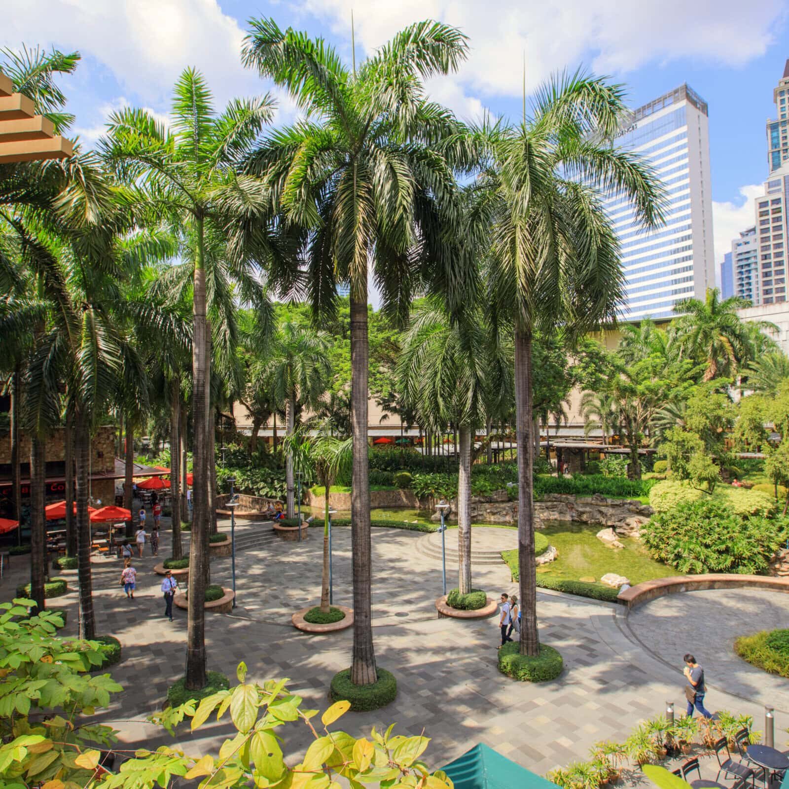 Greenbelt Shopping Mall at Makati in Metro Manila, Philippines